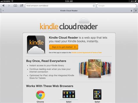 amazon kindle cloud reader