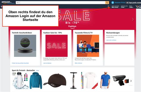 Amazon Login Liste