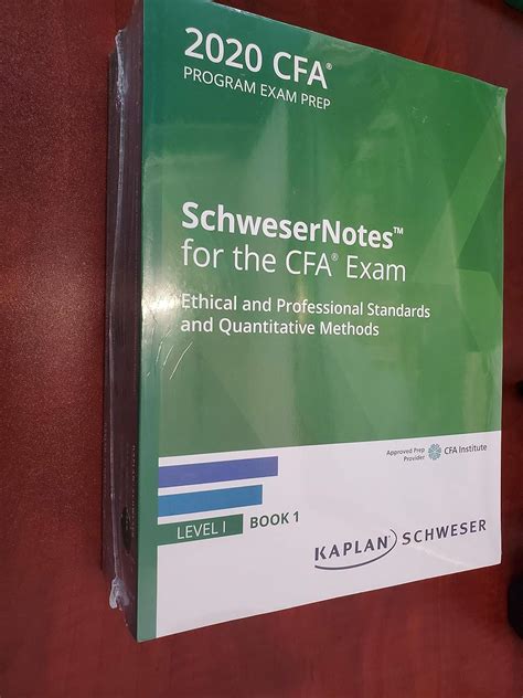 Amazon Schweser Notes Package Cfa Level 1 2014