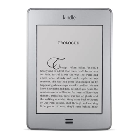 Read Online Amazon Kindle Touch User Guide 
