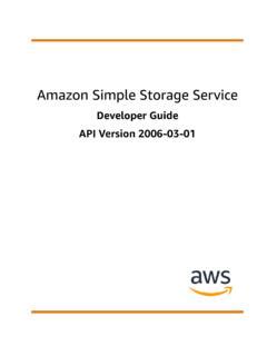 Read Amazon Simple Storage Service Developer Guide 