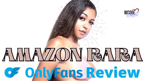 amazonrara OnlyFans leaked content