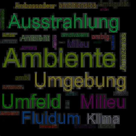 ambiente deutsches synonym