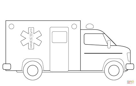 Ambulance Truck Coloring Page Free Printable Coloring Pages Rescue Vehicle Coloring Pages - Rescue Vehicle Coloring Pages
