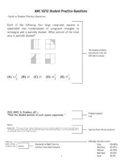 Read Online Amc 10 12 Student Practice Questions 