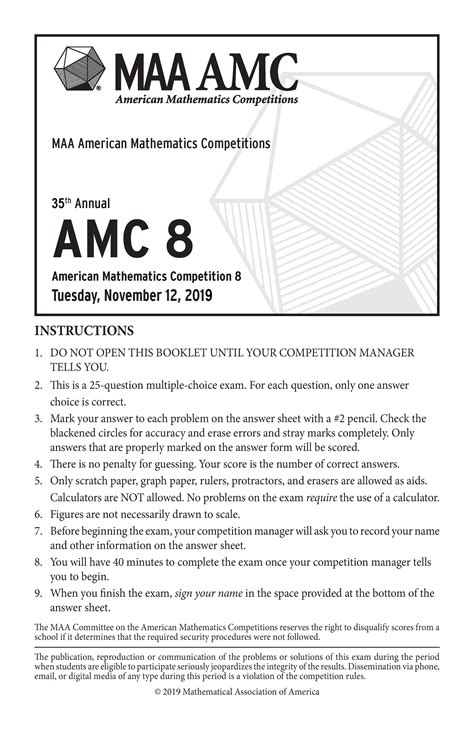 Read Online Amc 8 2003 Solutions 