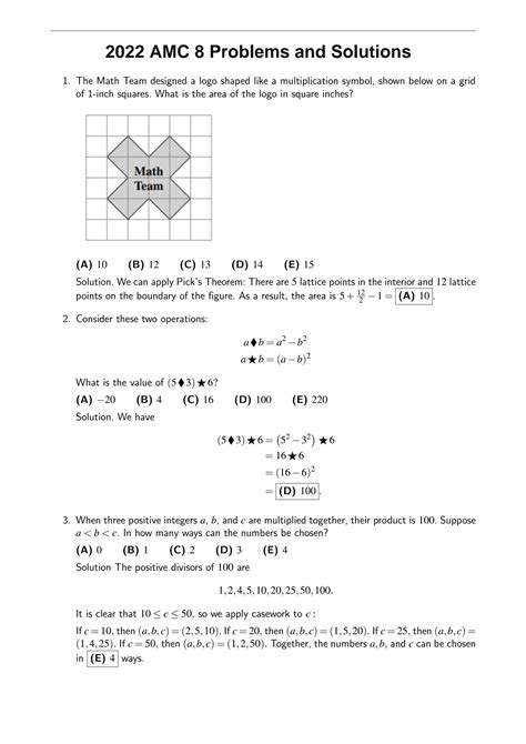 Read Online Amc 8 Problems And Solutions 