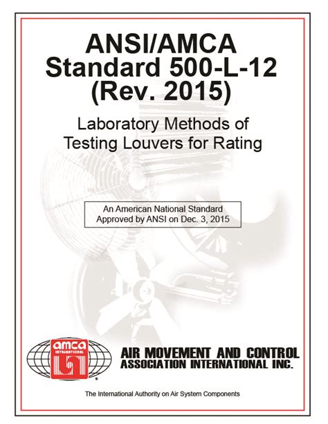 amca standard 500