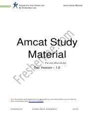 Amcat Study Material