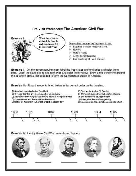 American Civil War Facts Worksheets History Amp Impact Civil War Math - Civil War Math