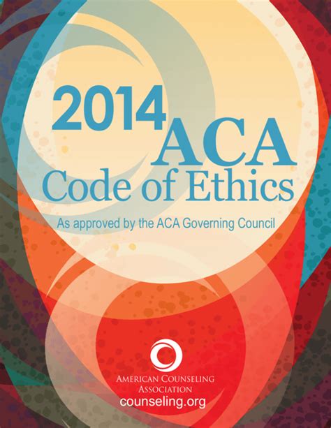 American Counseling Association Code Of Ethics
