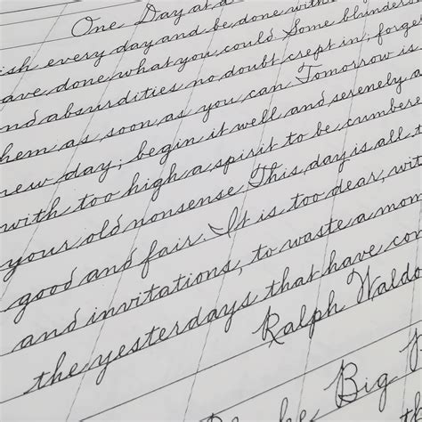 American Cursive Handwriting