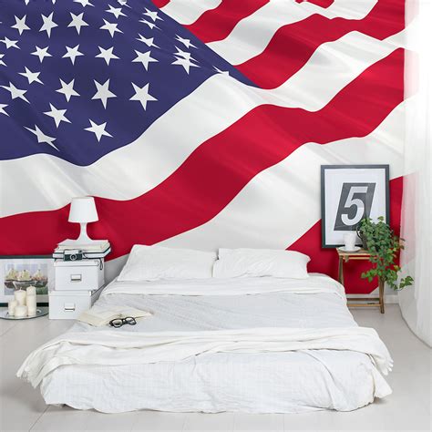 American Flag Wall Mural