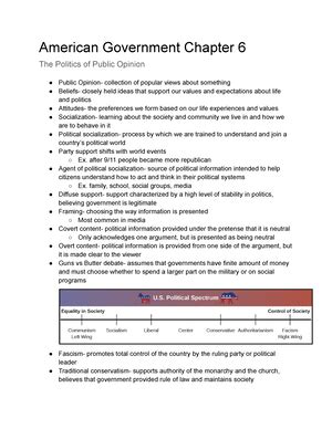 American Government Chapter Study Guide Answers Key