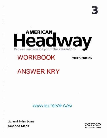 American Headway 3 Workbook Answer Key