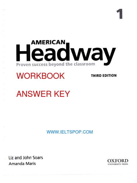 American Headway Workbook 1 Answer Key