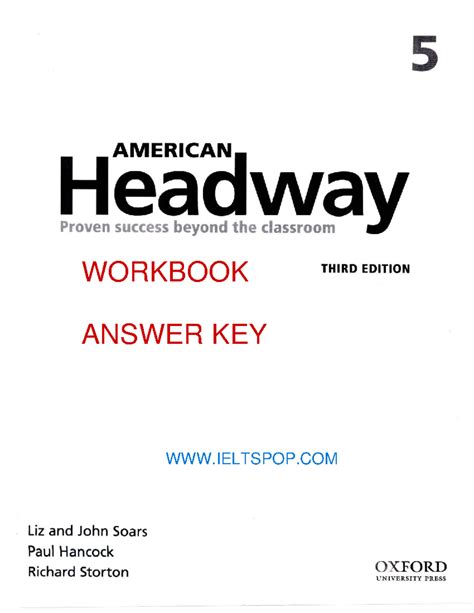American Headway Workbook 5 Answer Key