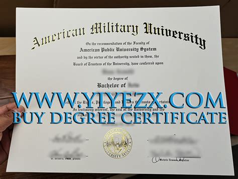 american military university degree programs