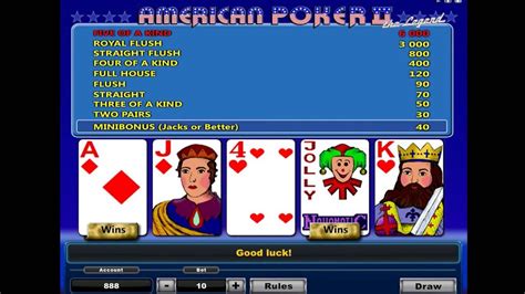 american poker 2 online casino Deutsche Online Casino
