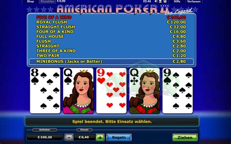 american poker 2 online casino belgium