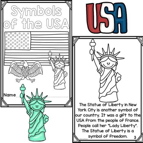 American Symbols Differentiated Readers By First Grade Fun American Symbols For Kids Worksheet - American Symbols For Kids Worksheet
