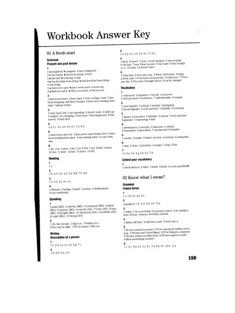 american vision student workbook answer key bing