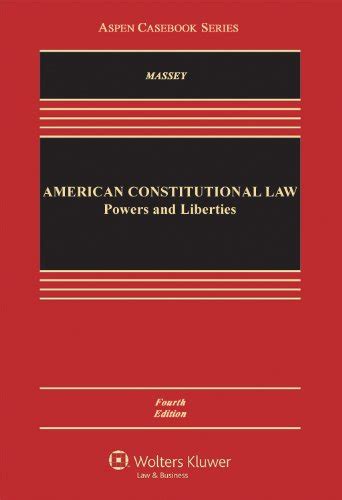 Download American Constitutional Law Powers And Liberties Fourth Edition Aspen Casebook Series 