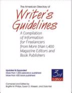 Full Download American Directory Of Writer Guidelines Free Book 