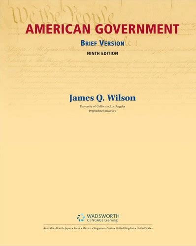 Download American Government James Q Wilson Study Guide 