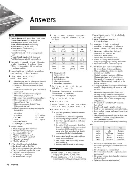 Read American Headway 3 Second Edition Workbook Answer Key Pdf 