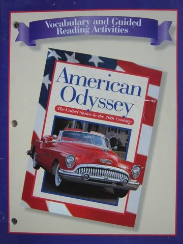 Read American Odyssey Vocabulary And Guided 