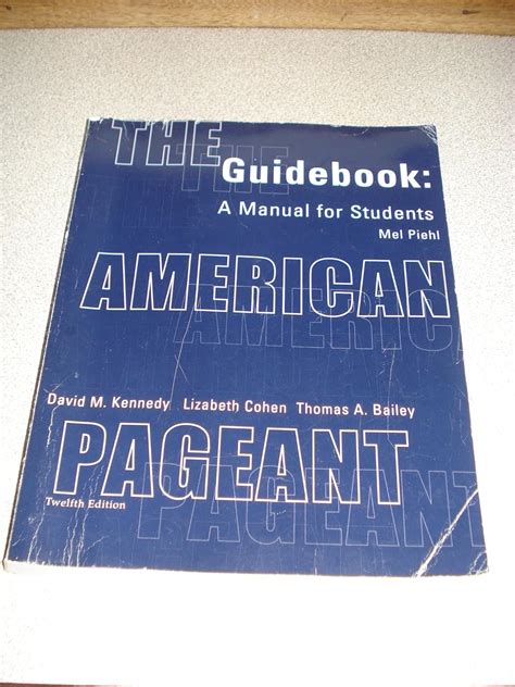 Full Download American Pageant Guidebook Twelfth Edition 