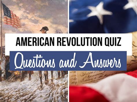 Read American Revolution Questions Answers 