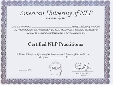 Read Online American University Of Nlp 