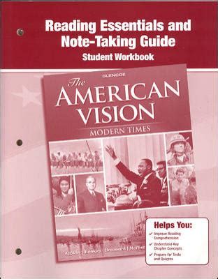 Read American Vision Modern Times Answers Study Guide 