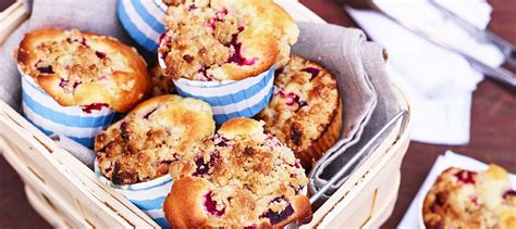 amerikanska muffins hallon