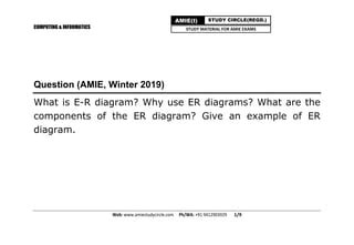 Amie Computing And Informatics Question Paper