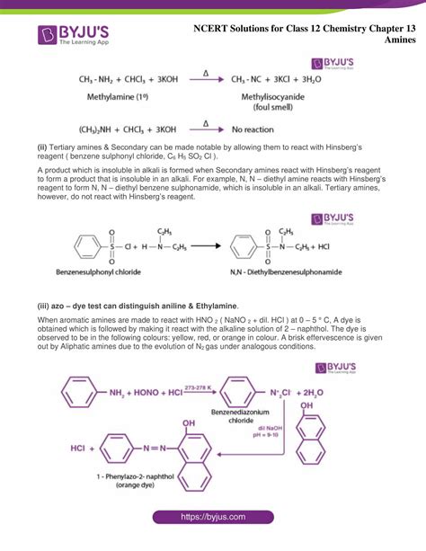 Amines Ncert Pdf