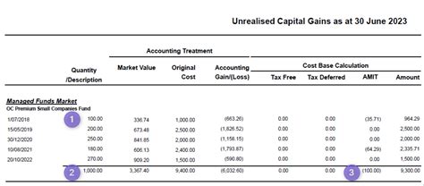 Amit Cost Base Net Amount Excess