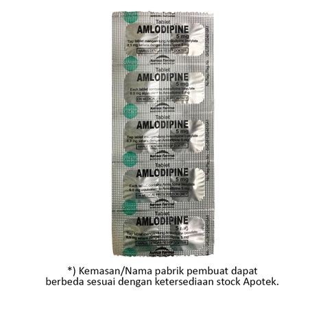 amlodipine 5 mg untuk tensi berapa