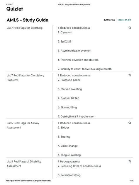 Read Amls Study Guide 