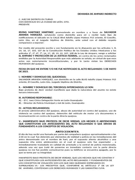 Amparo En Linea