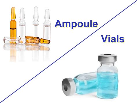 Ampule Vs Vial