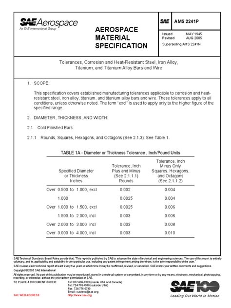 Ams 2241 Spec