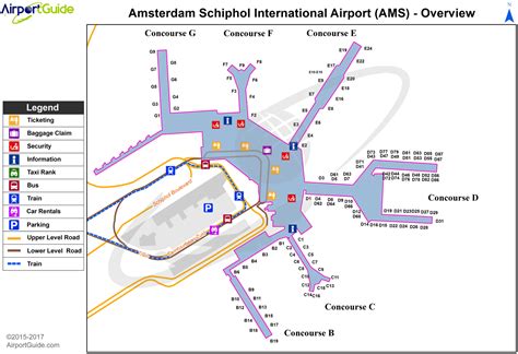 Ams Airport Map