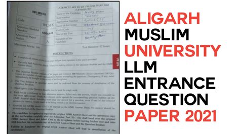 Read Online Amu Entrance Exam Question Paper 