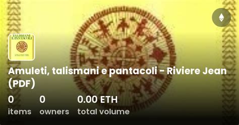 Read Online Amuleti Talismani E Pantacoli 