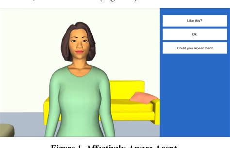An Affectively Aware Virtual Therapist For Depression