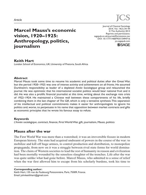 An Analysis Of Marcel Mausss The Gift The Form And Reason For Exchange In Archaic Societies