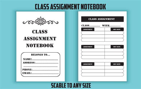 An Assignment Notebook Works In Conjunction With